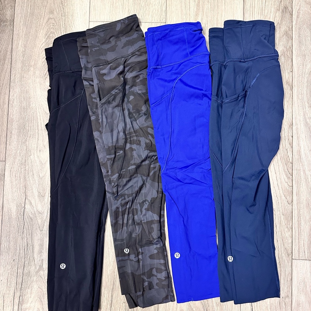 LULULEMON FAST AND FREE CROP with pockets - size 4